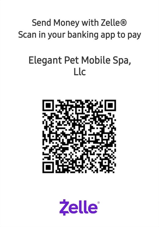 Código QR de Zelle de Elegant Pet Mobile Spa